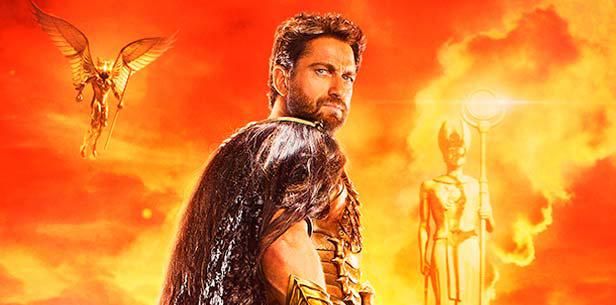 Gerard Butler posa como Set en el cartel de Dioses de Egipto