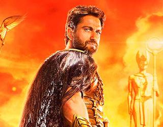Gerard Butler posa como Set en el cartel de Dioses de Egipto