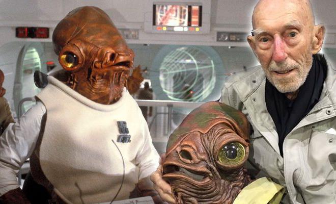Muere Erik Bauersfeld actor que daba voz al Almirante Ackbar en "Star Wars"