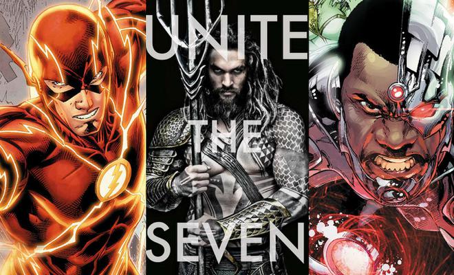 ¡Sorprendente! Primer vistazo oficial a The Flash, Aquaman y Cyborg