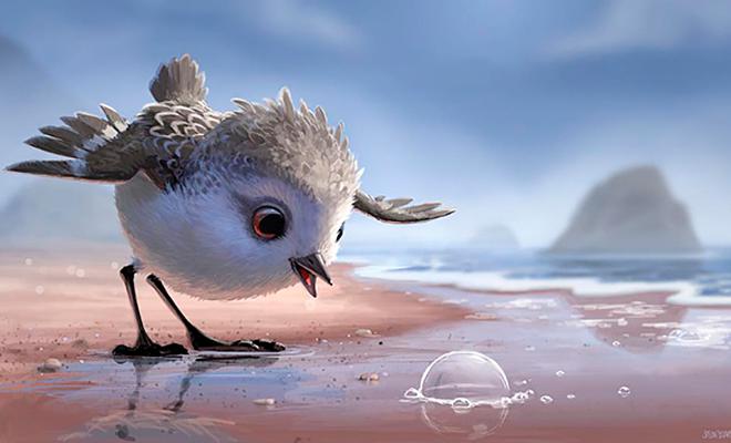 Primera imagen "Piper" el cortometraje de Pixar que saldrá en Buscando a Dory